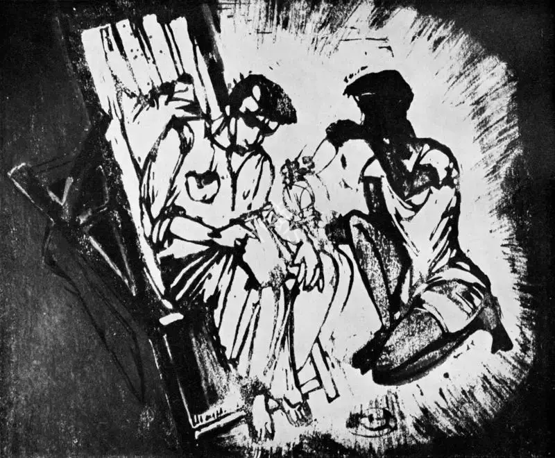 B.B. Mukherjee (Artist), Evening Accounts, Graphic Art