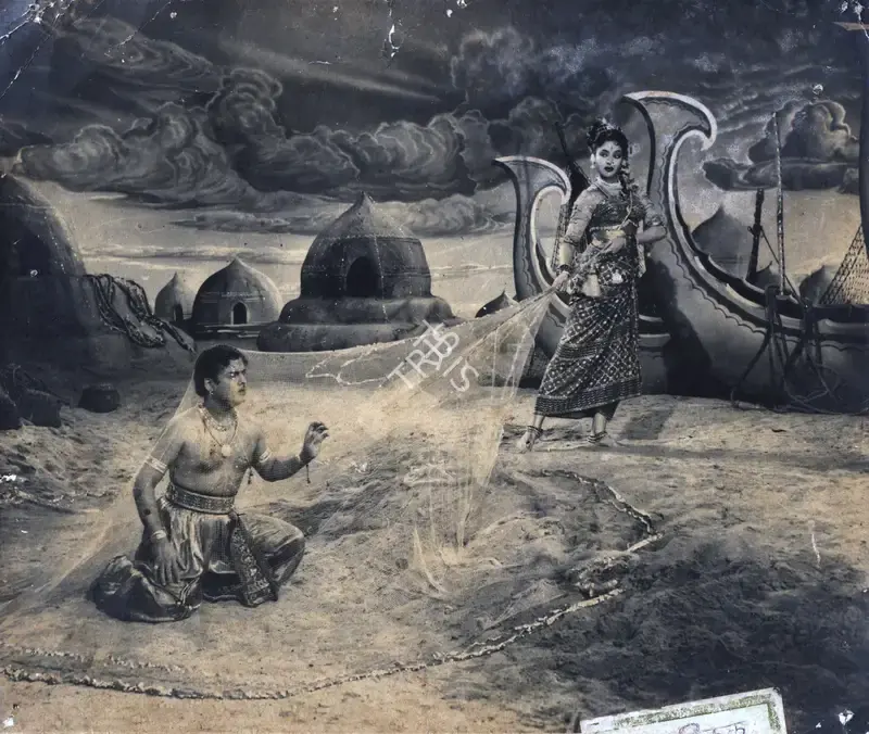 P. Ellappa (Cinematographer), Raj Tilak, 1958, Photographic Still