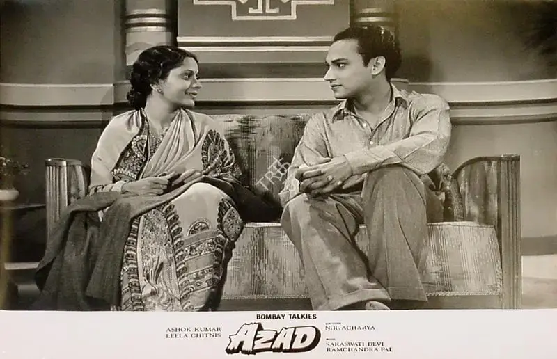 Himanshu Rai (Producer), Azad, 1940, Lobby Card