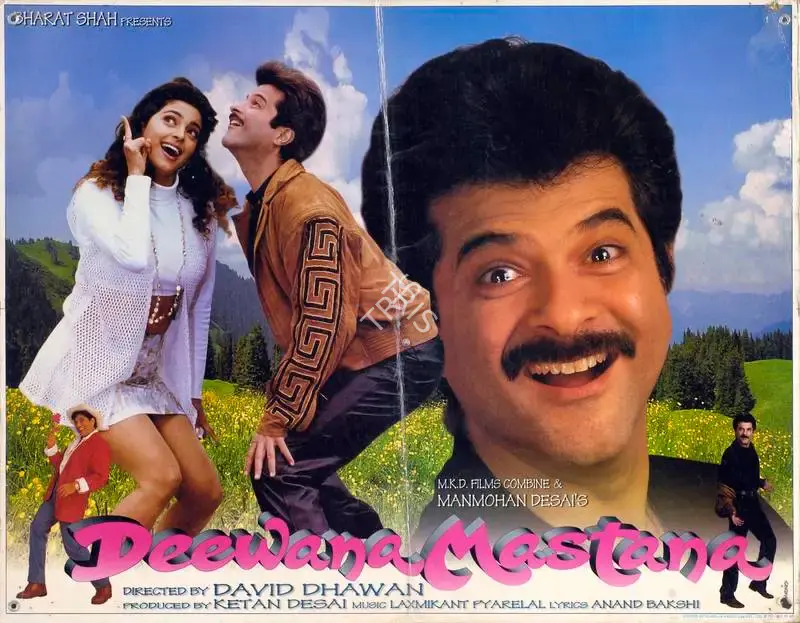 Rajan Kinagi (Cinematographer), Deewana Mastana, 1997, Lobby Card
