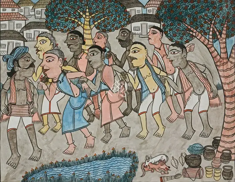 Gopal Chitrakar (Artist), Untitled, Painting
