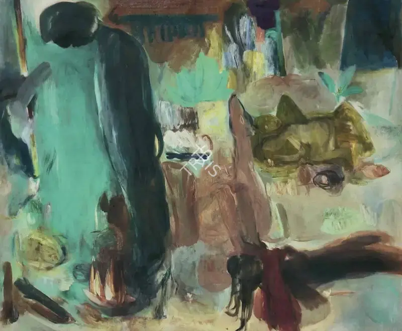 Sheela Gowda (Artist), Untitled, 1989, Painting