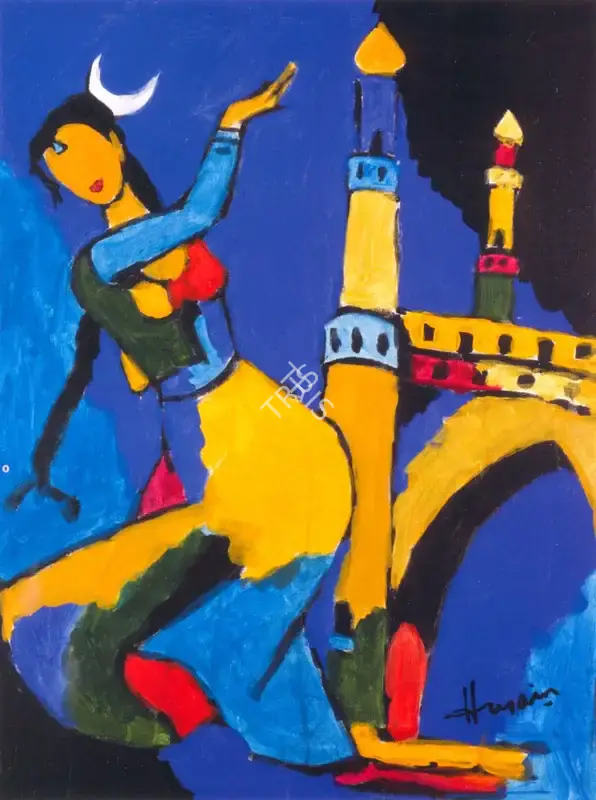 M.F. Husain (Artist), Meenaxi, Painting