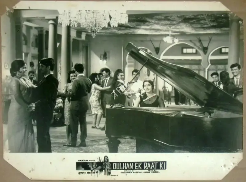 Rajendra Malone (Cinematographer), Dulhan Ek Raat Ki, 1966, Lobby Card