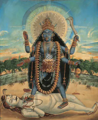 Anonymous (Artist), Kali, 1925, Painting