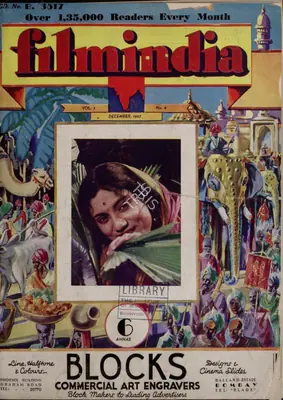 Baburao Patel (Editor), Filmindia, 1937, Magazine