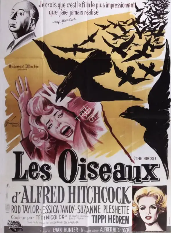 Alfred Hitchcock (Producer), The Birds, 1963, Poster