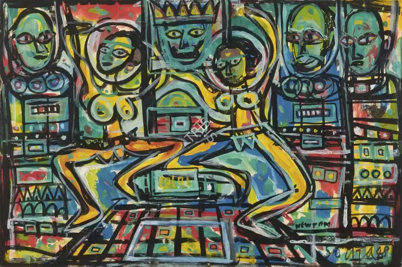 F.N. Souza (Artist), Untitled, 1948, Painting