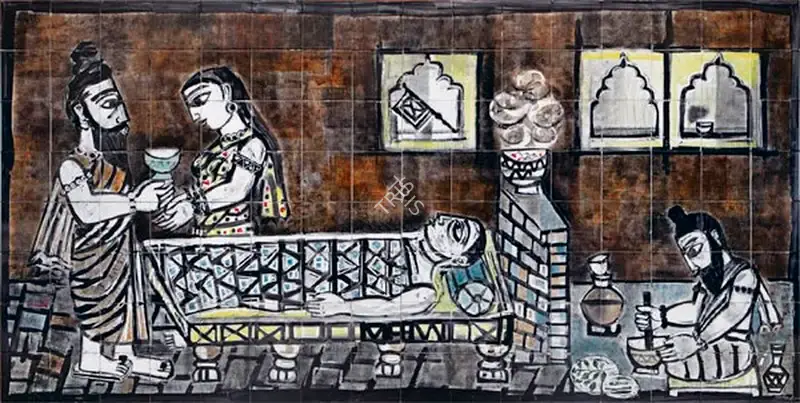 Badri Narayan (Artist), Untitled, 1961, Painting
