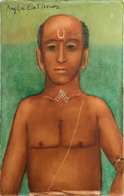 Anjolie Ela Menon (Artist), Untitled (Brahmin Man), 2016, Painting