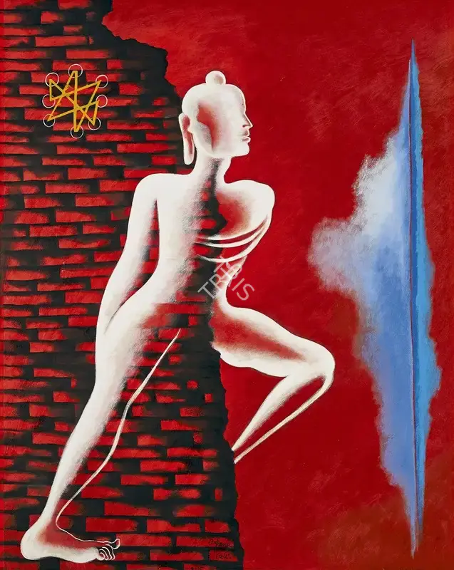 Arpana Caur (Artist), Great Departure, 2015, Painting