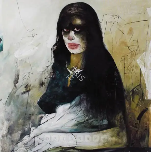 Sunil Das (Artist), Pushpa, 1997, Painting