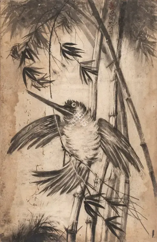 Chowdhury, D.P. Roy (Artist). Kingfisher I, n.d. | Painting, De.Onl/23.08.25, 2025 · deRivaz & Ives
