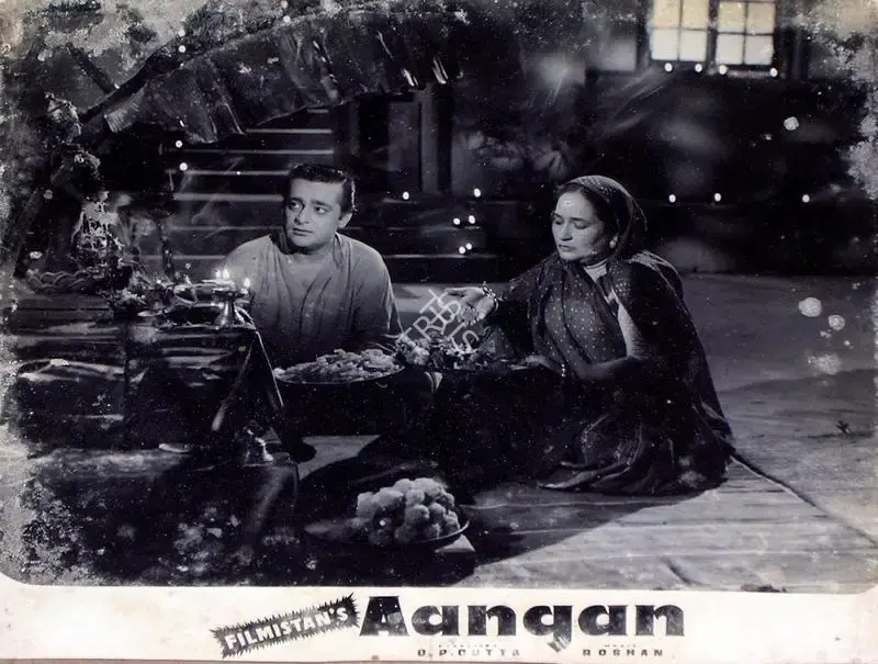 O.P. Datta (Director), Aangan, 1959, Lobby Card
