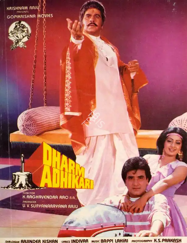 U. V. Suryanarayana Raju (Producer), Dharm Adhikari, 1986, Song-Synopsis Booklet