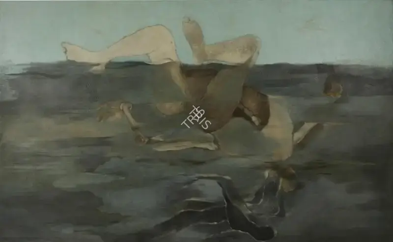 Krishen Khanna (Artist), Concerning a Drowned Girl, 1970, Painting