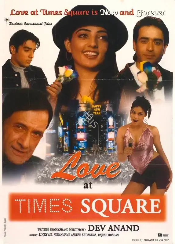 Dev Anand (Producer), Love At Times Square, 2003, Full Sheet Poster