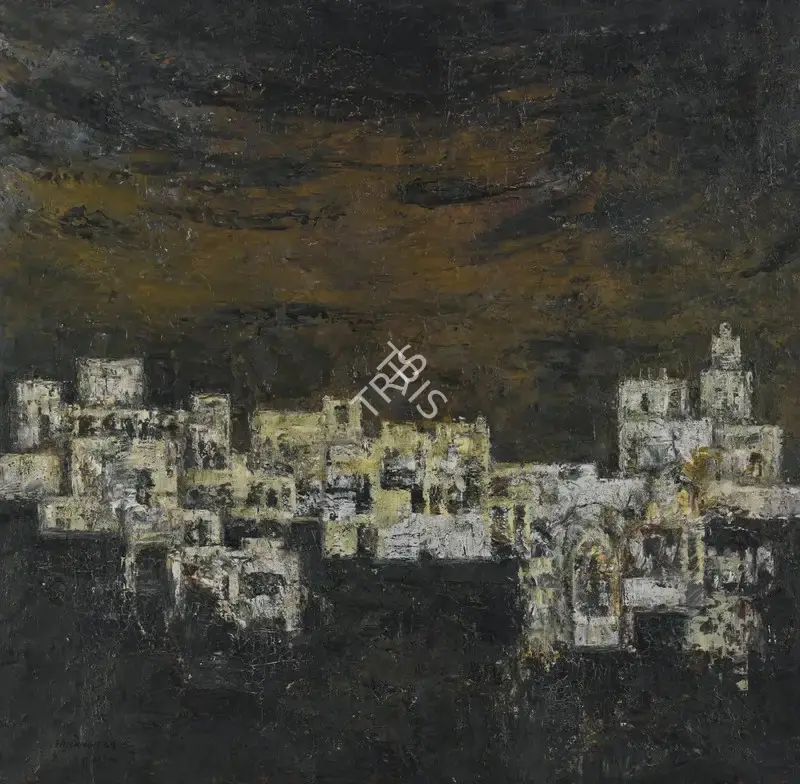 A.A. Almelkar (Artist), Udaipur Landscape, 1965, Painting