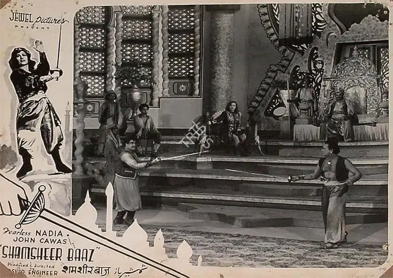 Noshir Engineer (Producer), Shamsheer Baaz, 1953, Lobby Card