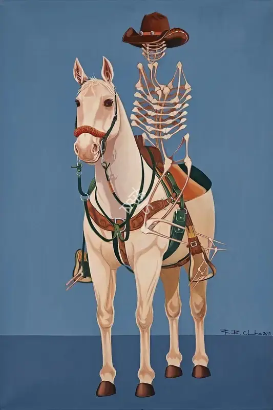 Rambali Chauhan (Artist), Hunter Girl, 2019, Painting