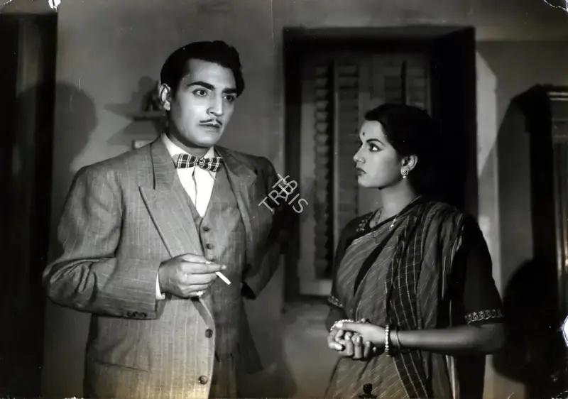Hem Chunder (Director), Teen Bhai, 1955, Photographic Still