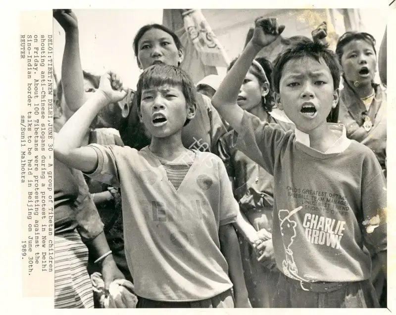 Sunil Malhotra (Photographer), Del01: Tibet; New Delhi, June30, 1989, Contemporary Photograph