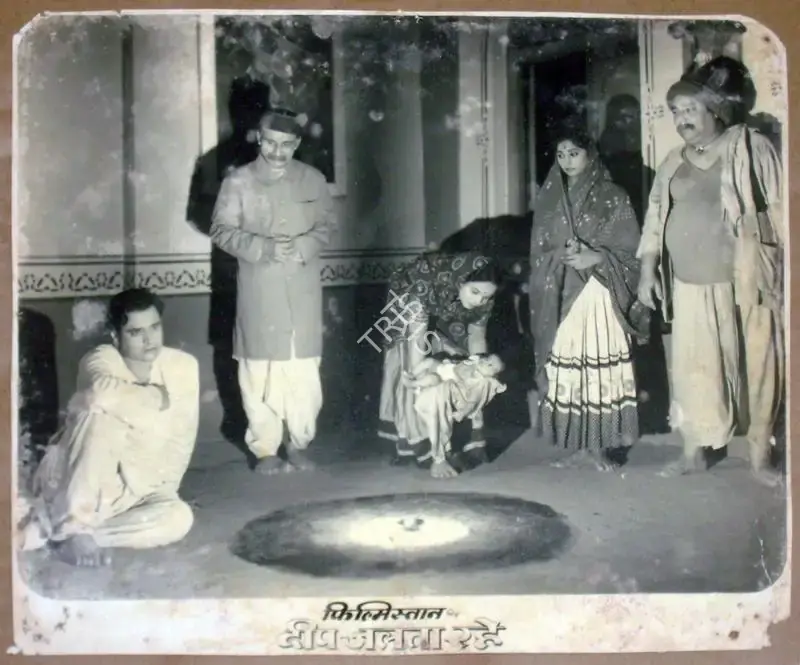 Datta Dharmadhikari (Director), Deep Jalta Rahe, 1959, Lobby Card