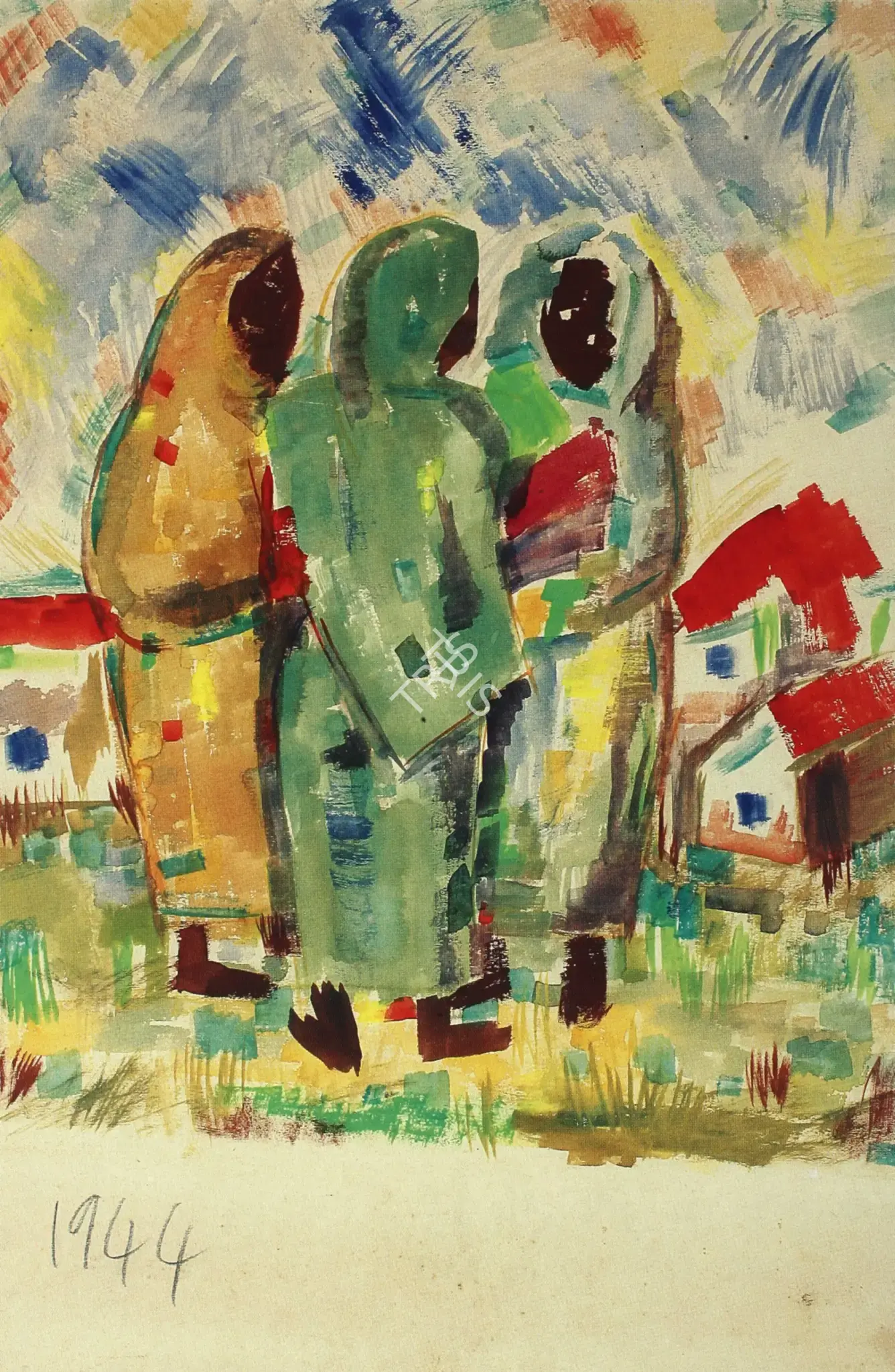 F.N. Souza (Artist), Untitled, 1944, Painting