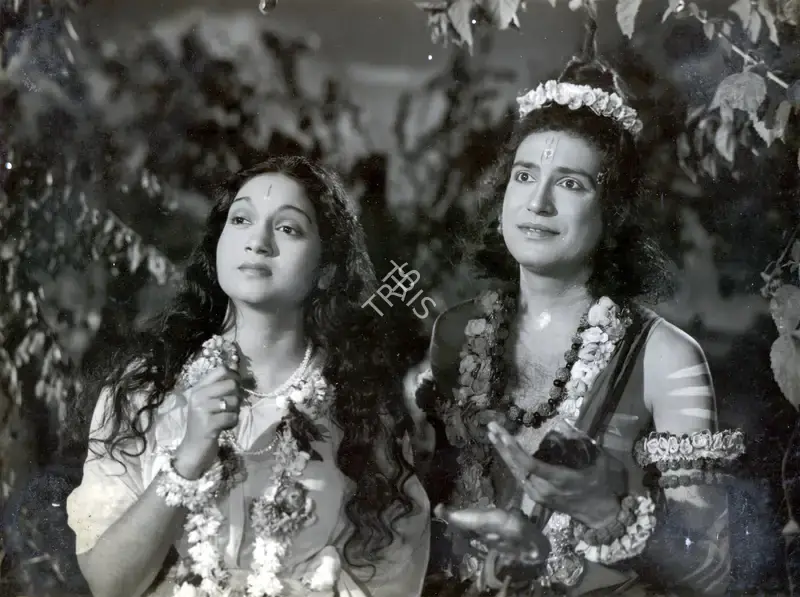 Dhirubhai Desai (Producer), Shuk Rambha, 1953, Photographic Still