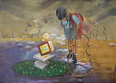 Pradosh Swain (Artist), Untitled, Painting
