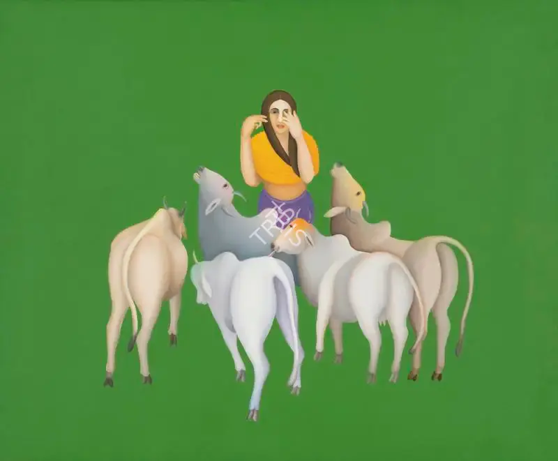 Bawa, Manjit (Artist). Untitled, c.1994 | Painting, 2018 · Saffronart
