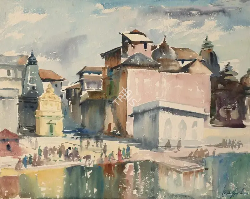 M.S. Joshi (Artist), Untitled, Painting