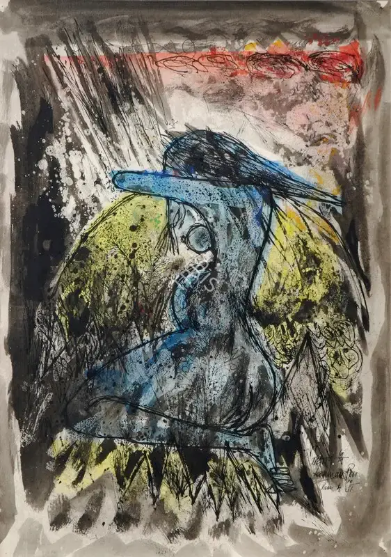 Laxman Pai (Artist), Untitled, 1961, Painting