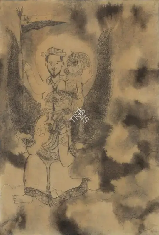 Ramanujam, K. (Artist). Untitled, 1967 | Painting, Sa.Onl/13.06.19, 2019 · Saffronart