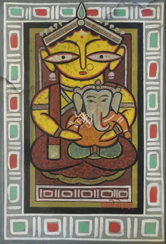 Jamini Roy (Artist), Untitled, 1940, Painting