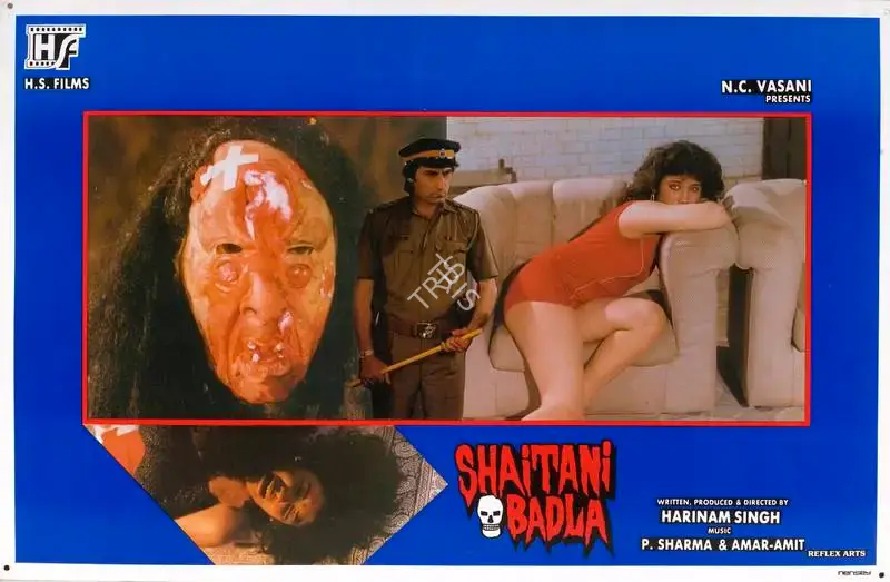 Harinam Singh (Producer), Shaitani Badla, 1993, Lobby Card