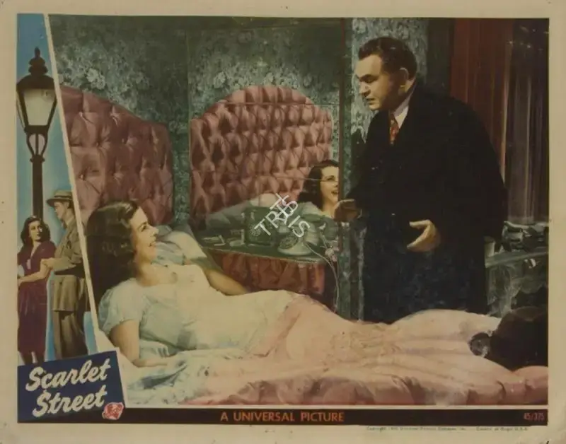 Milton R. Krasner (Cinematographer), Scarlet Street, 1945, Lobby Card