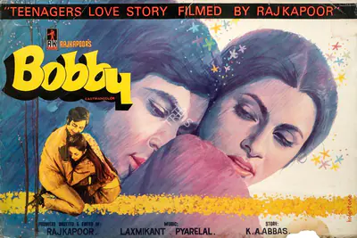 Raj Kapoor (Producer), Bobby, 1973, Showcard