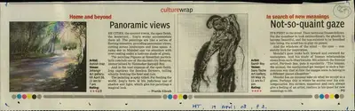 Pratik Ghosh (Reporter), Arts, 2008, Newspaper Clipping