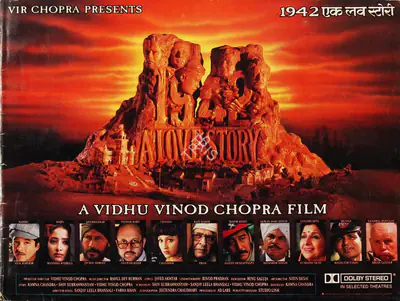 Vidhu Vinod Chopra (Producer), 1942 A Love Story 01, 1994, Song-Synopsis Booklet