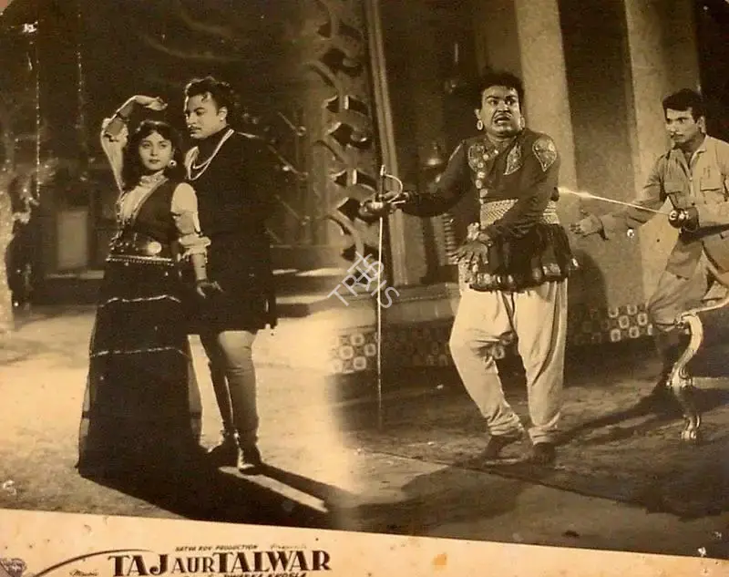 Satya Roy (Producer), Taj Aur Talwar, 1956, Lobby Card