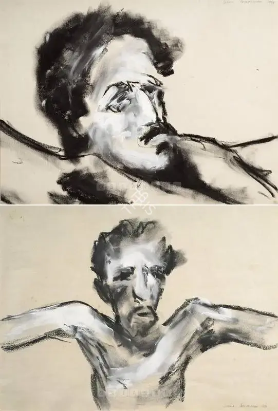 Sudhir Patwardhan (Artist), Human Studies, 1984, Painting