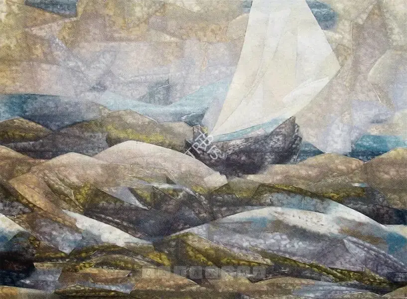 Sabavala, Jehangir (Artist). Storm, n.d. | Painting, Sa.Onl/04.12.03