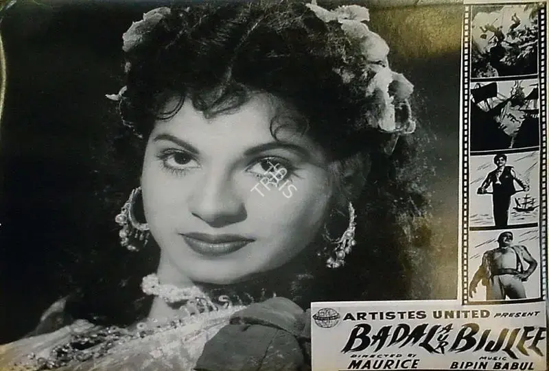 Four Aces (Producer), Badal Aur Bijlee, 1956, Lobby Card
