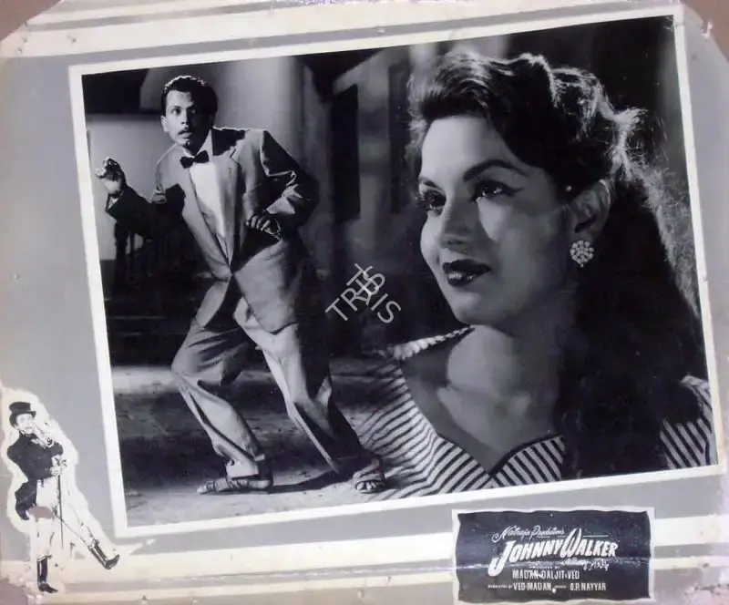 T.R. Joshi (Cinematographer), Johnny Walker, 1957, Lobby Card