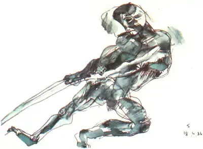 Somnath Hore (Artist), Untitled, 1986, Painting