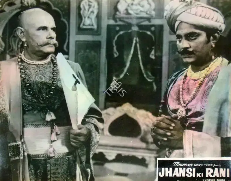 Sohrab Modi (Producer), Jhansi Ki Rani, 1953, Lobby Card