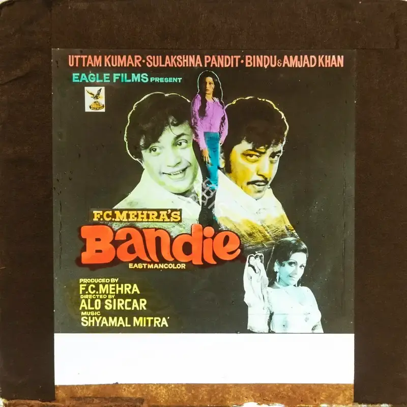 F.C. Mehra (Producer), Bandie, 1978, Glass Slide