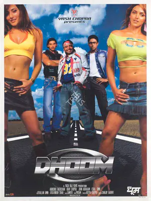Aditya Chopra (Producer), Dhoom, 2004, Full Sheet Poster