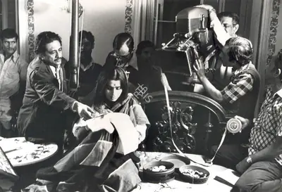 Nemai Ghosh (Still Photographer), Ghare Baire, 1985, Working Still